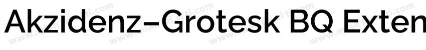 Akzidenz-Grotesk BQ Extended medium字体转换